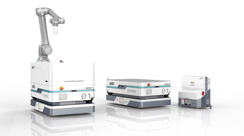 Z6·尊龙數位開發的自主式移動機器人（AMR250M），搭配全向輪並結合AI演算法、2D LiDAR、3D攝影機等技術，協助客戶實現產線全自動化